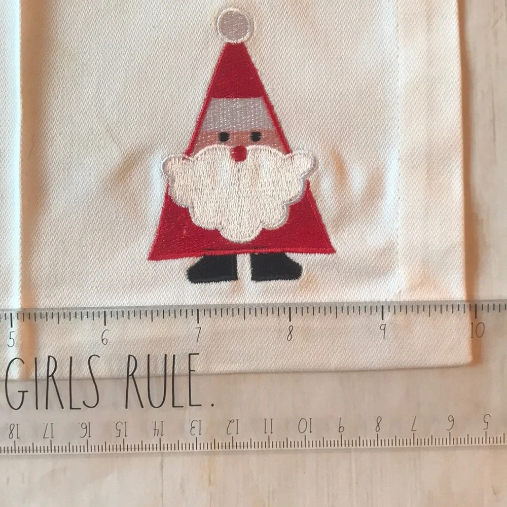 Crate & Barrel Santa Cocktail Napkins